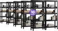 HOMEDANT House 5-Tier Metal Rolling Cart Shelf Rack Casters Heavy Duty Wheel by TheBestOrganizingSolution
