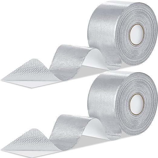 Zonon 2 Rolls Aluminum Foil Tape Heat Shield Tape Barrier Adhesive Reflective by Zonon