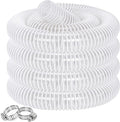 Dust Collection Hose 1-1/2 in × 20 ft Heavy Duty Clear Flexible PVC Reinforced by ZY-hosetube