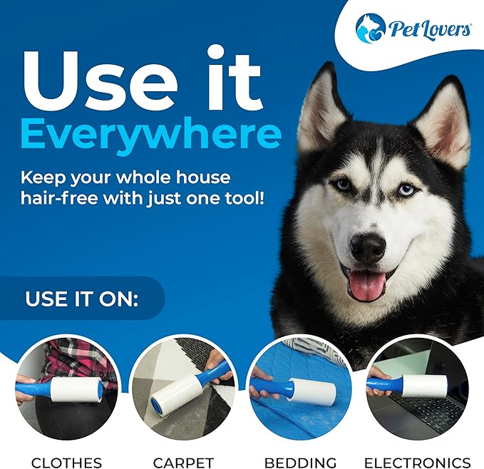 PetLovers Extra Sticky Lint Roller Ultimate Value Set 800 Sheets - Image 6