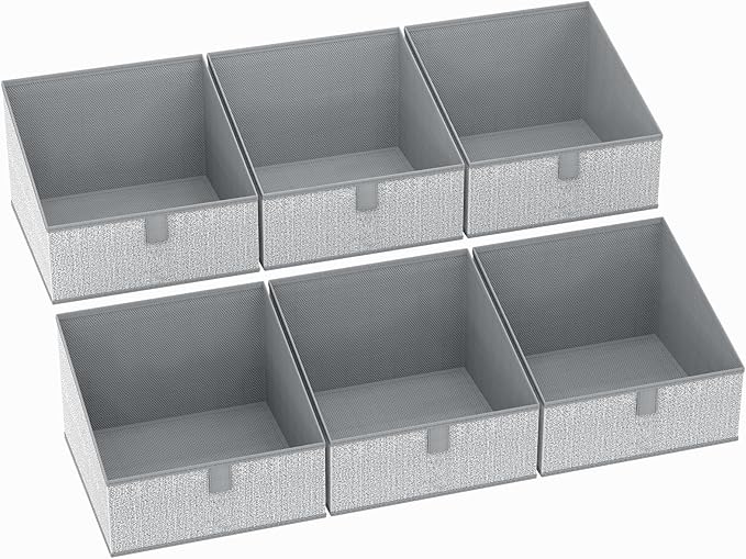 DIMJ Closet Storage Bins 6 Pack by DiMJ