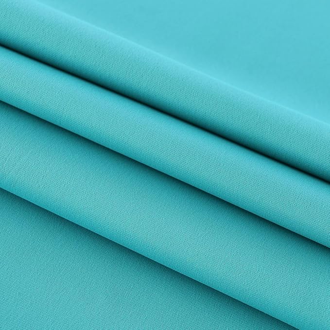 DWCN French Door Curtains – Rod Pocket Thermal Blackout Curtain - Image 5