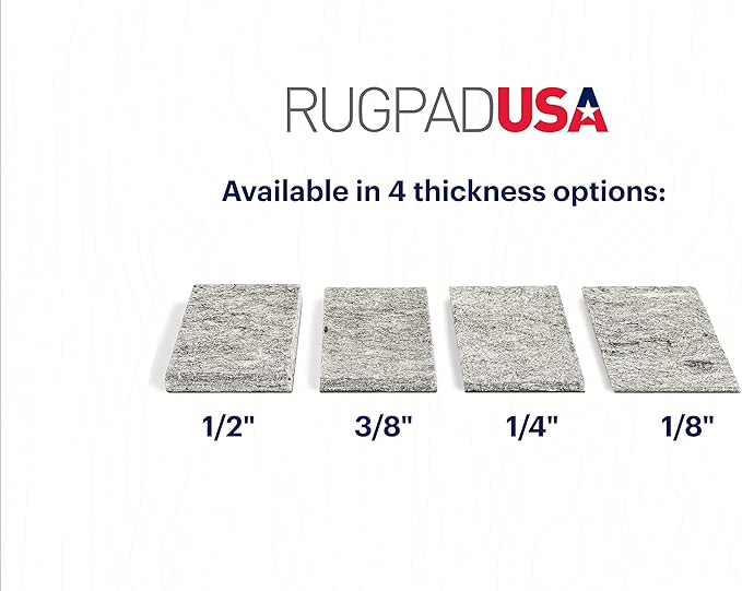 RUGPADUSA - Dual Surface - 7' Round - 3/8" Thick - Felt + Rubber - Enhanced - Image 9
