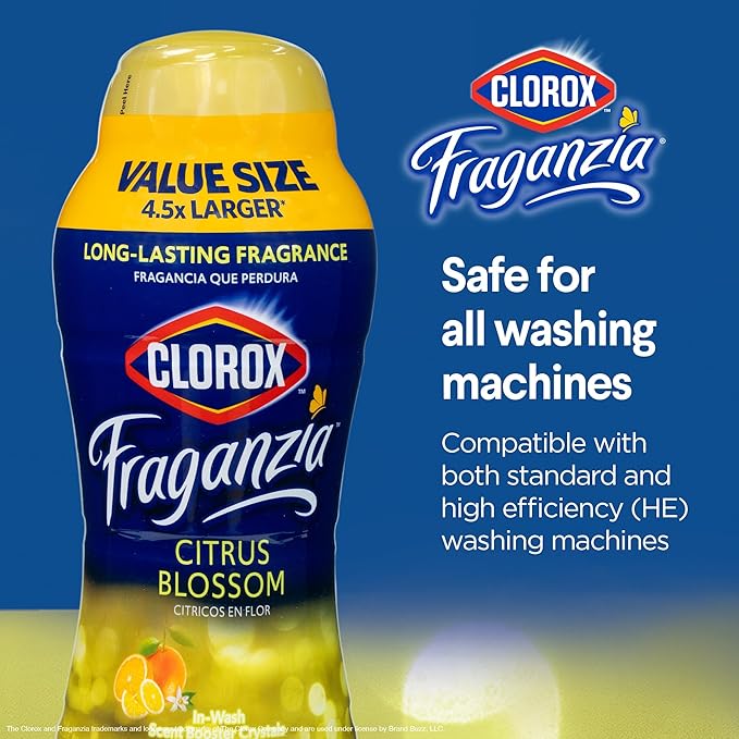 Clorox Fraganzia Laundry Scent Booster Crystals in Citrus Blossom Scent - Image 4