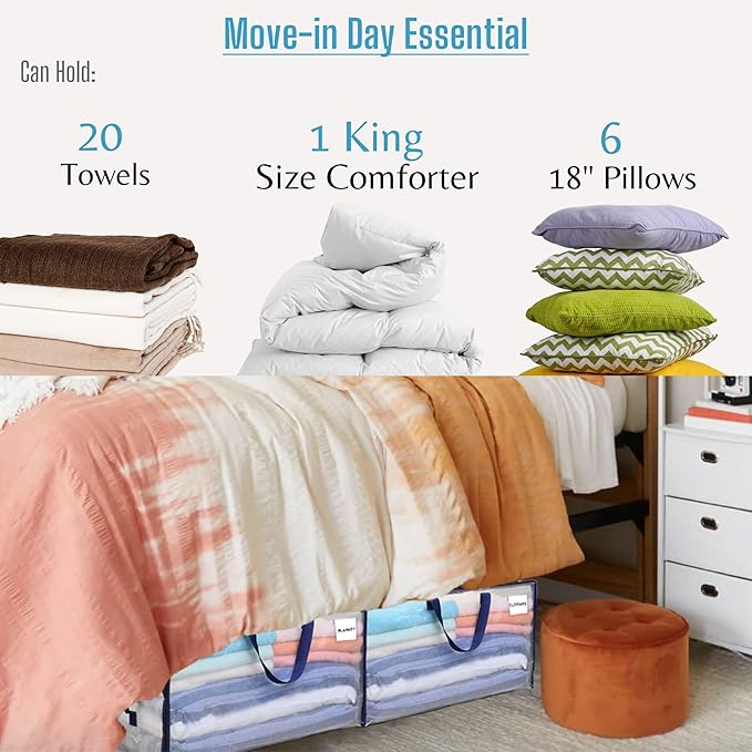 VENO 6 Pack Moving and Storage Bags, Heavy Duty, Alternative to Moving Boxes - Image 4