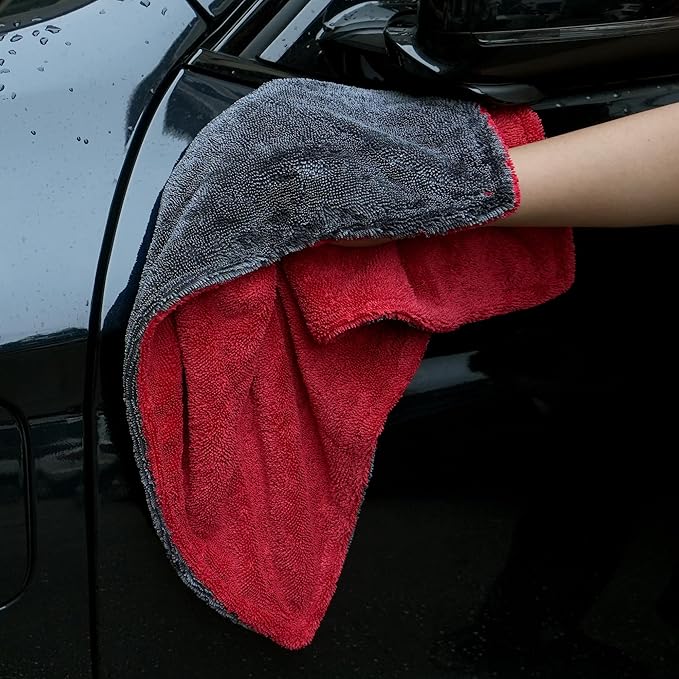 Greenfound Microfiber Towel for Cars, 1000GSM Car Drying Towel, Double Twist - Image 6