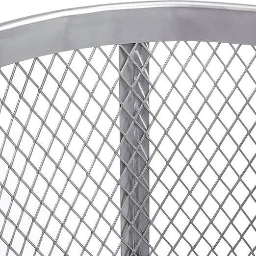 Global Industrial 48 Gallon Outdoor Metal Trash Container, Galvanized - Image 4