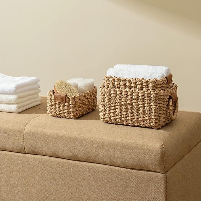 LA JOLIE MUSE Small Wicker Baskets - Image 4