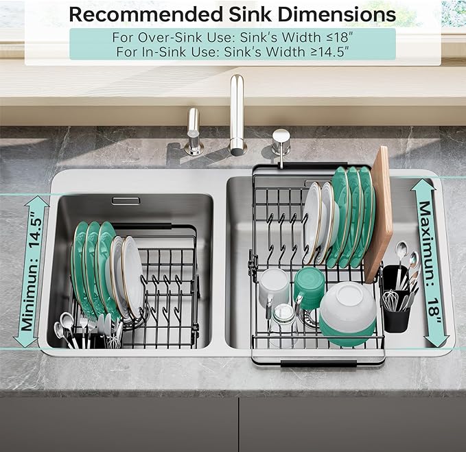 Dish Drying Rack in Sink - Image 5