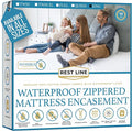 King Size 78x80” Premium Waterproof Zippered Mattress Encasement, 100% Cotton by RestLine