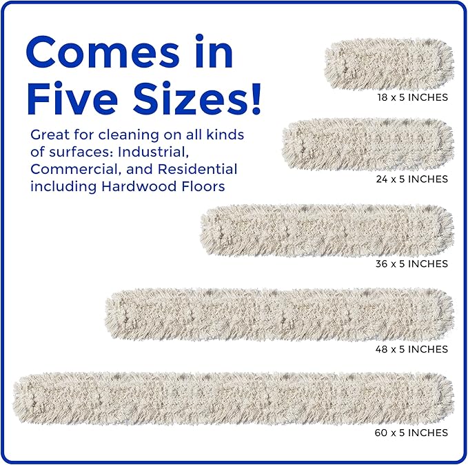 Nine Forty 24" Premium Cotton Dust Mop Kit - Image 4