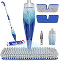 Papclean Spray Mops for Floor Cleaning: Double Sided Dust Mop for Hardwood Wood by Papclean