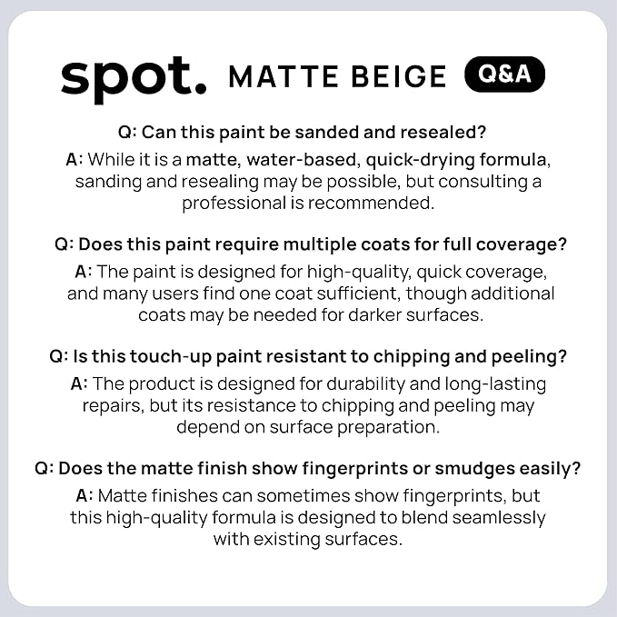 spot. Touch-Up Paint | Matte Finish - Image 7