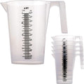 TCP Global 1 Liter Plastic Graduated Measuring and Mixing Pitcher by TCPGlobal
