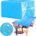 Breling 100 Pcs 31.5 x 71 Inch Disposable Bed Sheets Oil-proof PE Film Massage by Breling