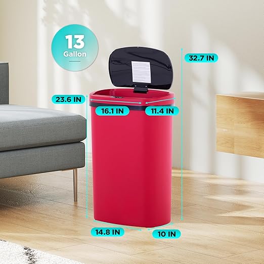 Automatic Motion Sensor Bathroom Trash Can - Image 7