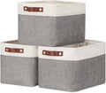 DULLEMELO Storage Baskets for Organizing, Rectangular Fabric Storage Bins by DULLEMELO