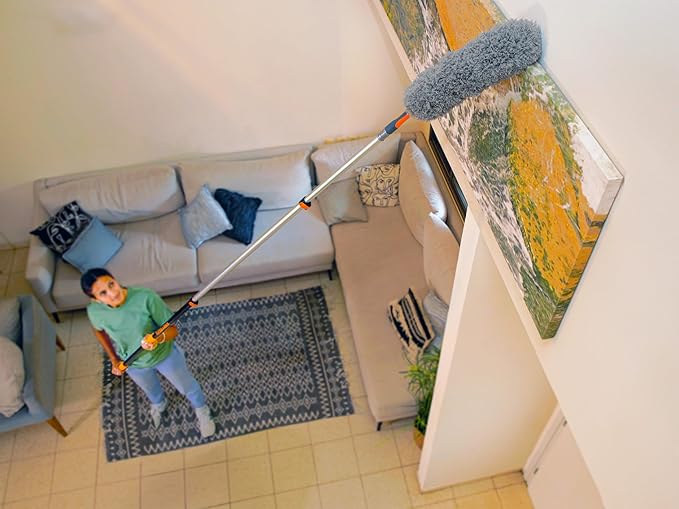 20 Foot High Ceiling Duster Kit and Scrub Brush - Image 7