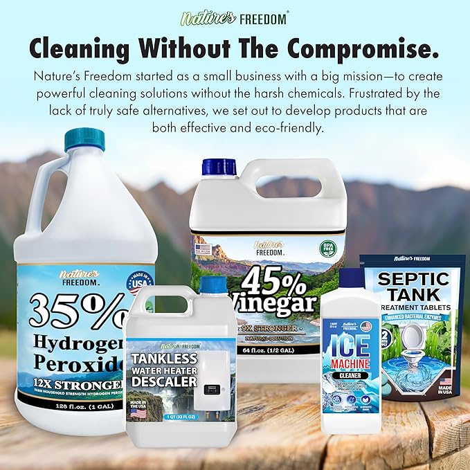 Nature's Freedom Tankless Water Heater Flush Descaler, Gallon – Professional - Image 8