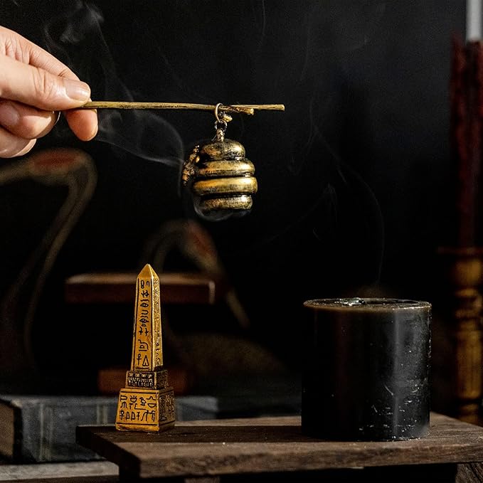 AIM & GGKK Vintage Bronze Beehive Candle Snuffer Extinguisher - Image 5