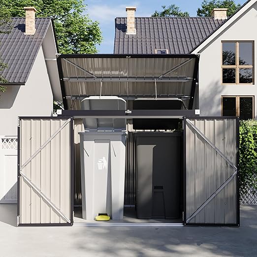 Aoxun 3.3' x 5.6' Metal Storage Shed by Aoxun