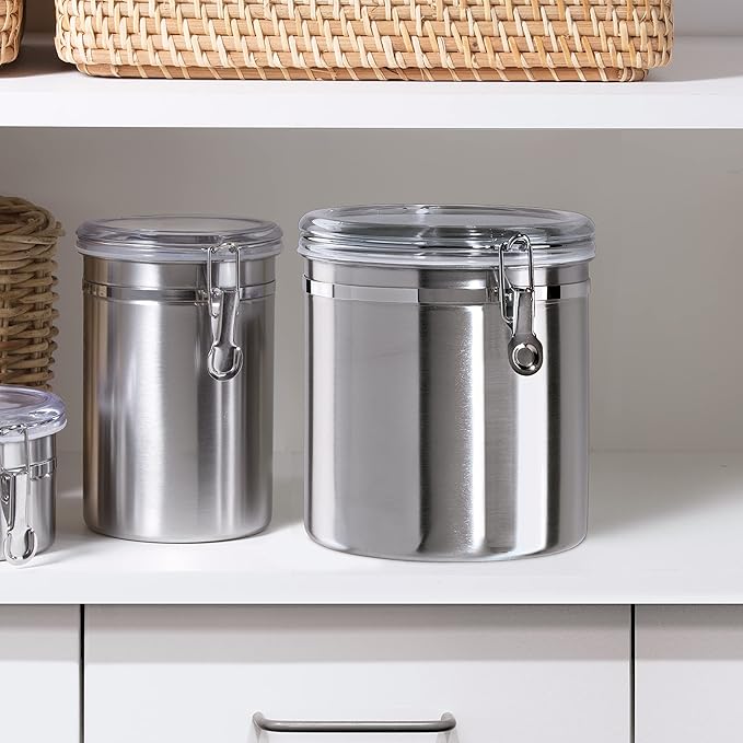OGGI Stainless Steel Kitchen Canister 52 fl oz - Image 6
