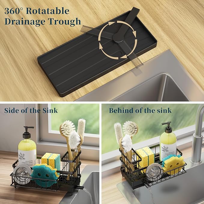Consuemst Sponge Holder for Kitchen Sink - Image 2