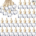 BBTO 50 Pcs Hanging Car Air Freshener Car Diffuser Bottles Empty Glass Perfume by BBTO