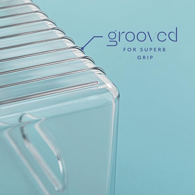 Plastic Food Storage 6 Pack Clear Container Bin - Image 4