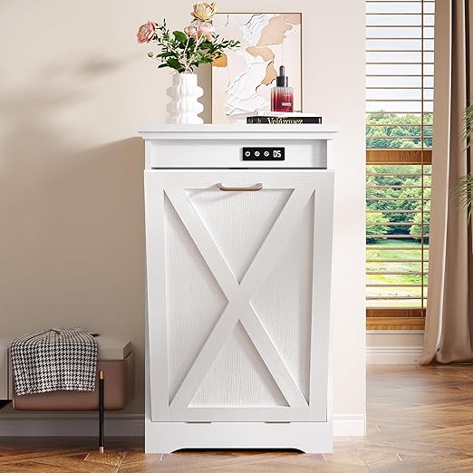 Betterhood Tilt Out Trash Can Cabinet, Hidden Trash Bin - Image 7