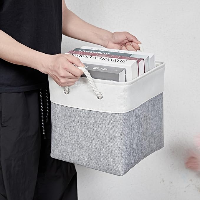 13 x 13 Inch Storage Cubes, 6 Pack Cube Storage Bins - Image 6