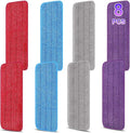 8 Pack 16.5 inch Reusable Mop Pads Microfiber Spray Mop Replacement Heads by H-Gamely