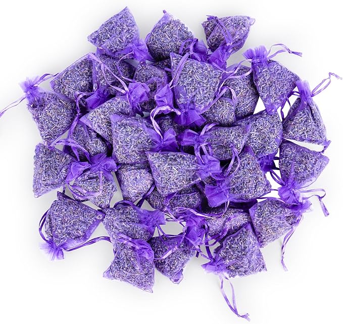 36 Pack Lavender sachets 100% Natural Dried Lavender Buds, French Lavender - Image 3