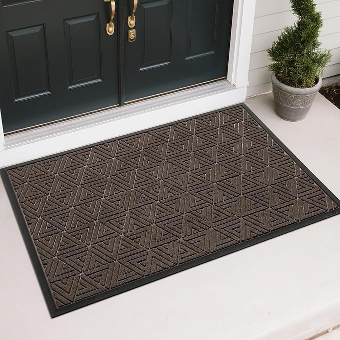 Yimobra Large Door Mat 47x32, All-Weather Waterproof Non-Slip Welcome Matt by Yimobra