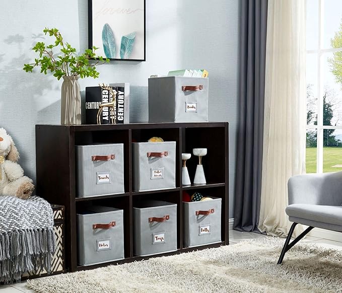 DECOMOMO Storage Cubes, Fabric Organizer Bins - Image 9
