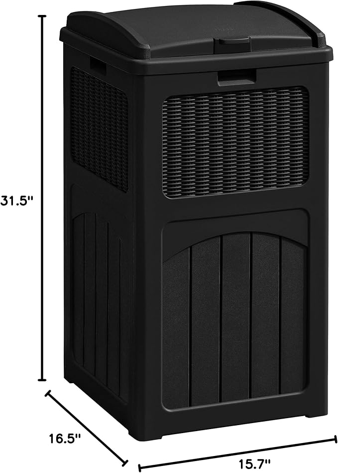 Greesum 33 Gallon Outdoor Trash Can - Image 8