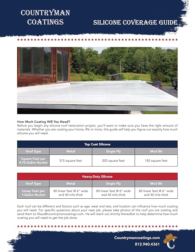 Countryman Coatings 100% Silicone Roof Coating - Image 6