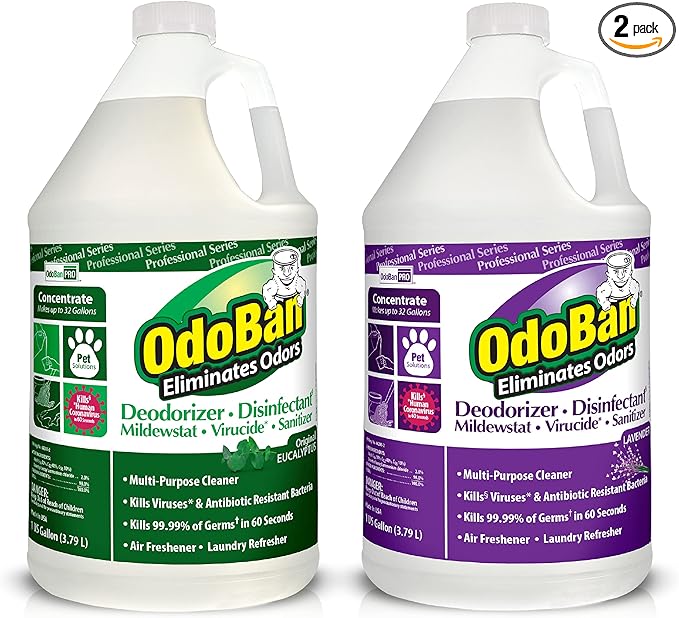 OdoBan Professional Disinfectant and Odor Eliminator Concentrate, Made in the by OdoBan