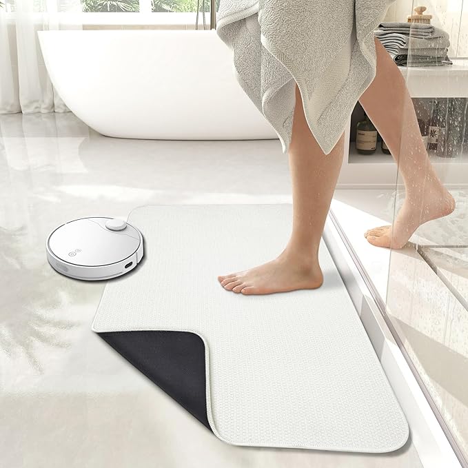 Bath Mat, Ultra Thin Bathroom Runner Rugs, Large Bath Mats - Image 6