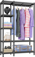 IZEUK Heavy Duty Rolling Garment Rack Wire Clothes Rack by IZEUK
