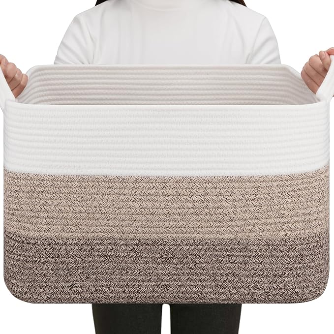OIAHOMY Rectangle Woven Storage Basket - Image 7