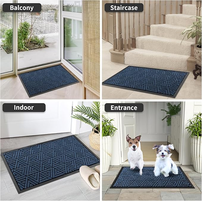 Yimobra Large Door Mat 36x24, All-Weather Waterproof Non-Slip Welcome Matt - Image 9