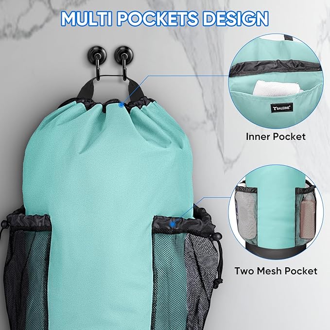 BALEINE 150L Laundry Bag Backpack, 900D Oxford Fabric Large Travel Laundry Bags - Image 3