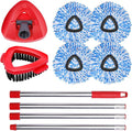 4 Packs Spin Mop Replacement Heads Compatible by WaIEJiemiHome