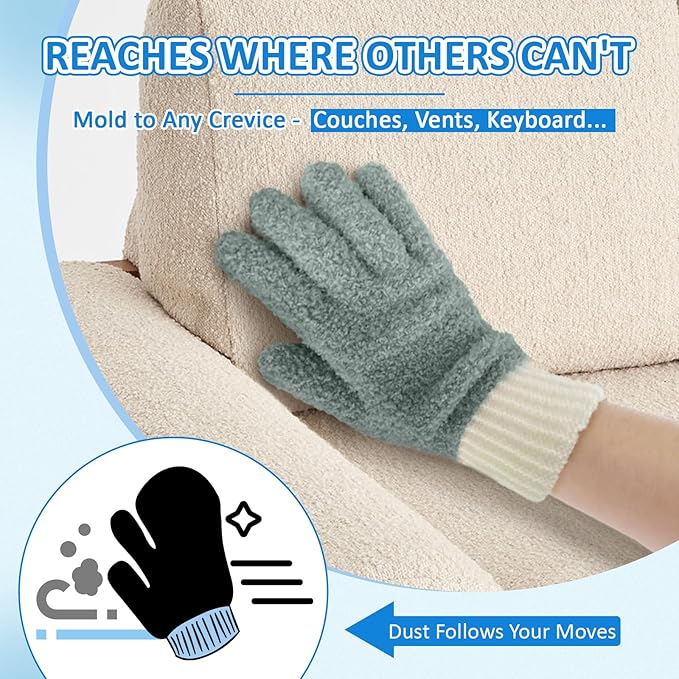 MIG4U 4 Pairs Microfiber Gloves - Image 6