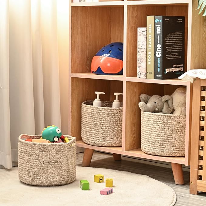 Small Storage Baskets for Organizing, Organizer Baskets for Shelves, Small - Image 6