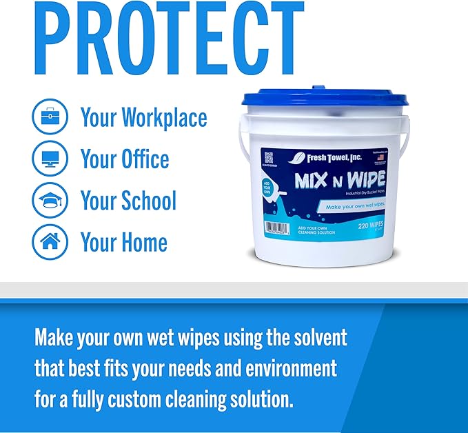 Fresh Towel Mix-N-Wipe Dry Wipes Refill - Image 2