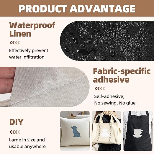 Fabric Repair Patch, 17X79 Inch Fabric Large Repair Tape, Self-Adhesive Patches - Image 4