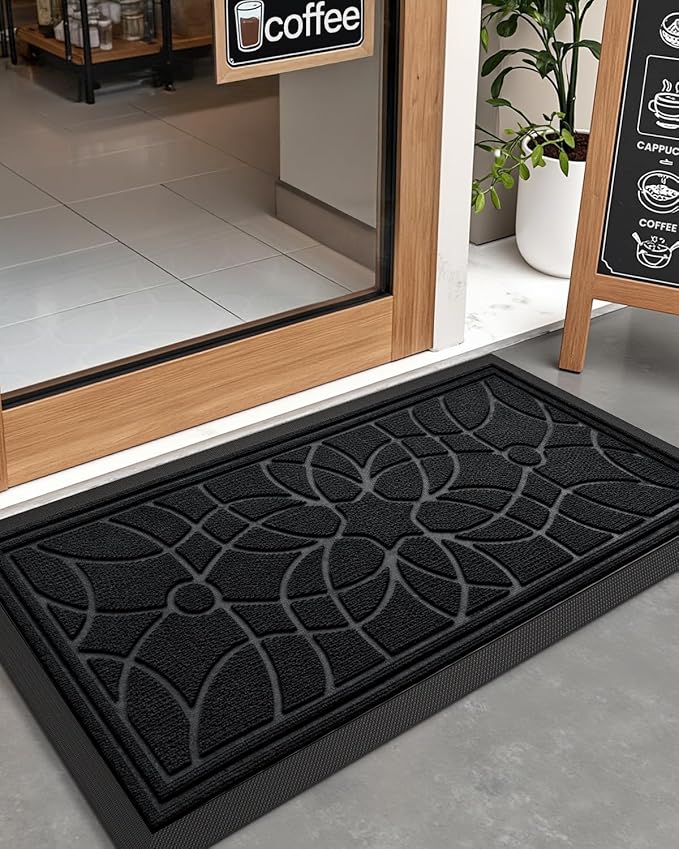 DEXI Front Door Mat Outside Entrance, Heavy Duty Non Slip Low Profile Doormat - Image 9