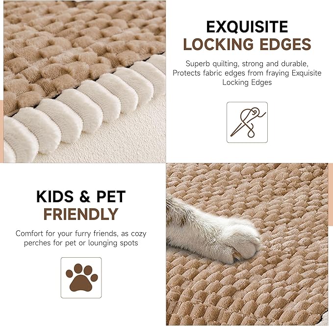 OTOB Couch Cover for Dogs Washable All Seasons, Non Slip Fuzzy Pet Couch Covers - Image 3